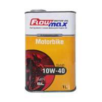 روغن موتورسیکلت فلومکس 10w-40 موتوربایک حجم 1 لیتری
