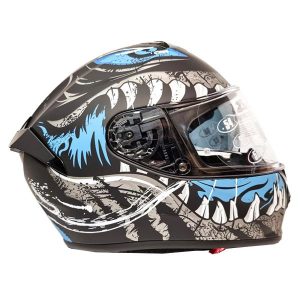 کلاه کاسکت فک ثابت راپیدو مدل FG 101 SV BLU