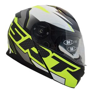 کلاه کاسکت فک متحرک راپیدو مدل SRT YLW 950