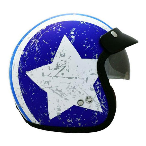 کلاه کاسکت راپیدو بدون فک مدل STAR BLU 859