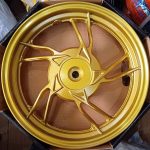 رینگ چرخ عقب طرح کلیک و های کلیک طلایی