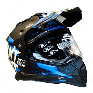 کلاه کاسکت فک ثابت اندرو راپیدو مدل 632 BLK BLU