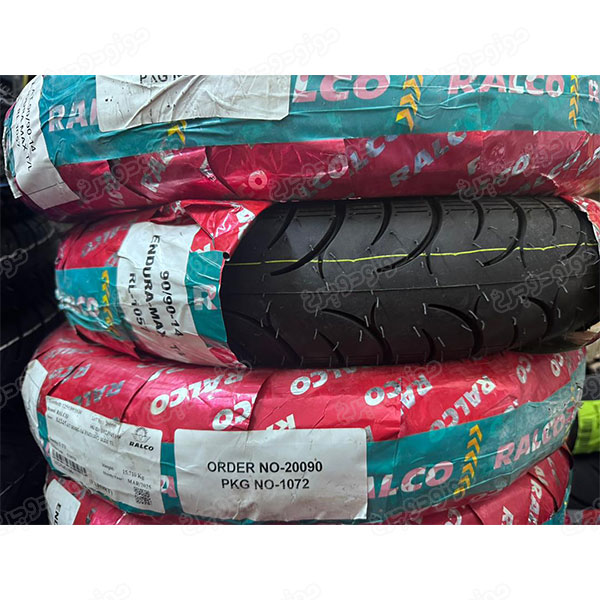لاستیک موتورسیکلت رالکو هند سایز 14-90/90 مناسب هوندا کلیک و طرح کلیک
