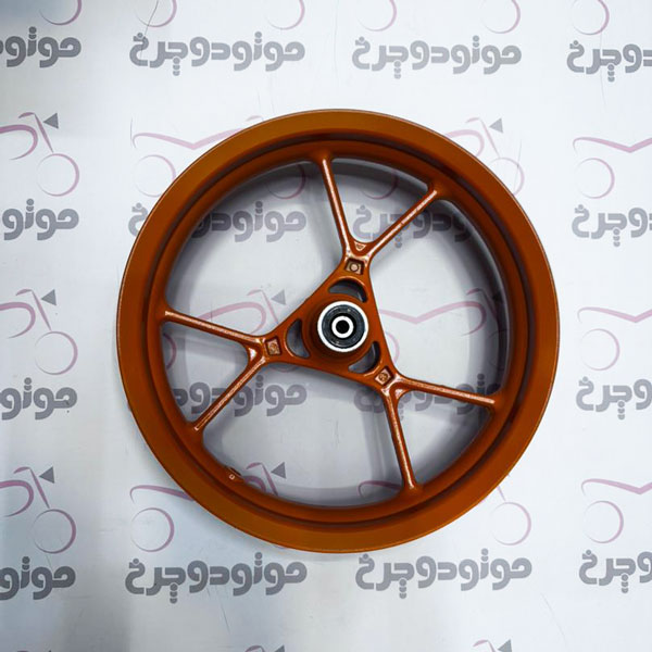 رینگ چرخ جلو طرح آیروکس دیسکی نارنجی